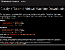 Tablet Screenshot of cattut.shadowcat.co.uk